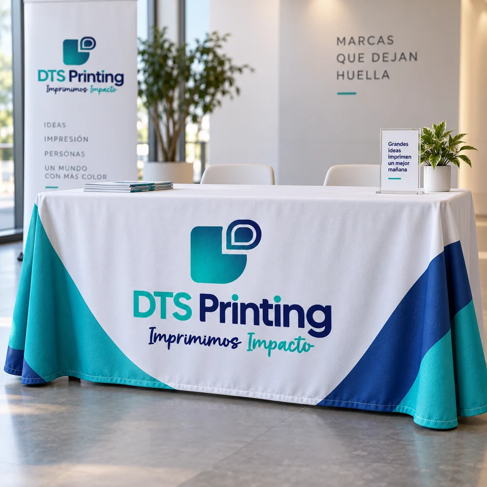 Mantel de tela de bandera personalizado de DTS Printing