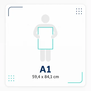 Cartel A1 vertical, 59,4 × 84,1 cm
