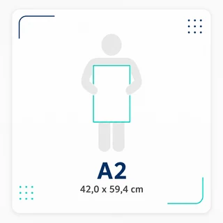 Cartel A2 vertical, 42,0 × 59,4 cm