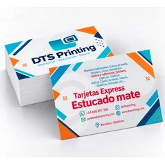 Tarjetas de visita estucado mate de 350 g/m², sin plastificar
