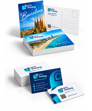 Tarjetas de visita y tarjetones personalizados de DTS Printing en Barcelona