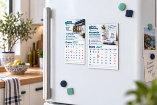 Calendarios imán nevera personalizados 2027 DTS Printing