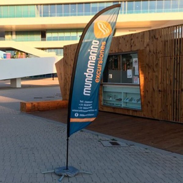 Bandera publicitaria fly banners