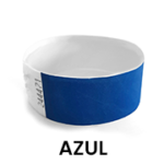 Pulsera Tyvek azul