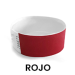 Pulsera Tyvek roja