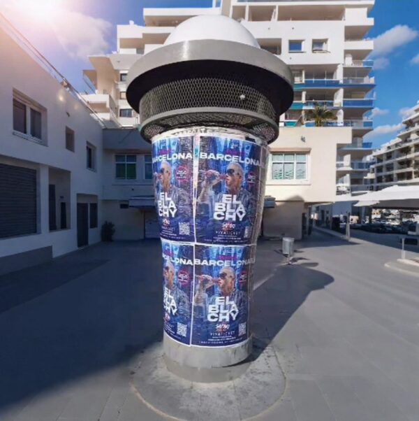 Carteles 70x100 cm impresos en papel couché mate para eventos y publicidad