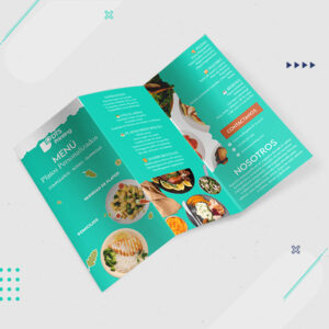 Cartas de Menu Tripticas