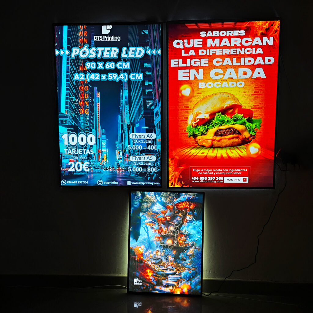 Poster Carteles LED