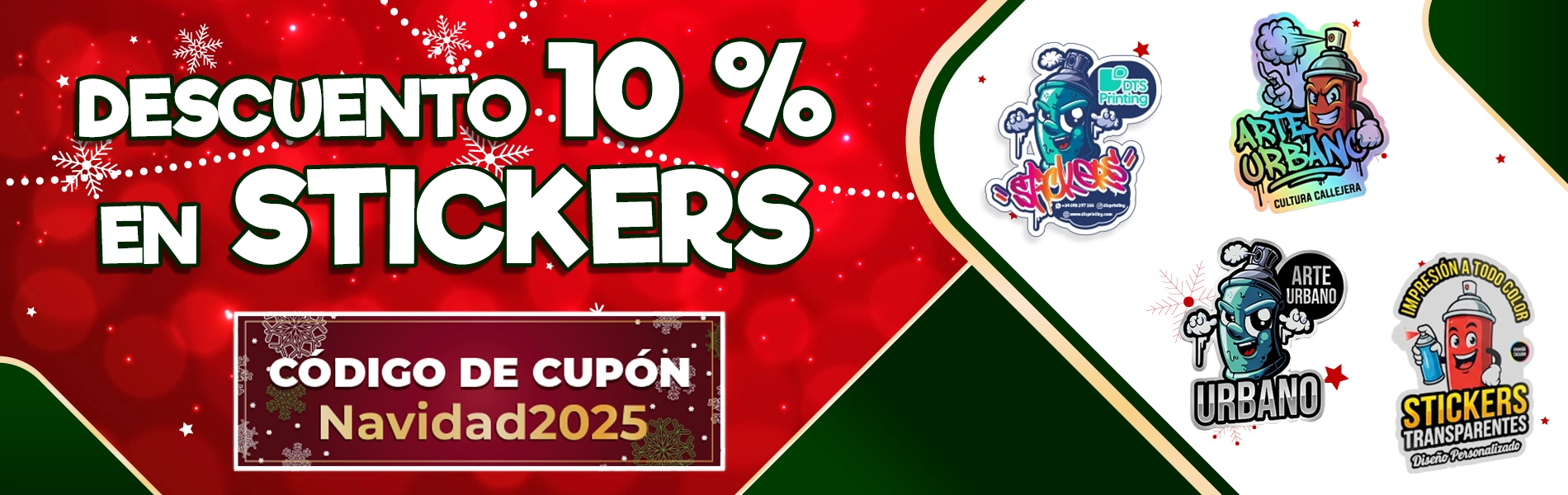 Banner navideño Sticker (2)