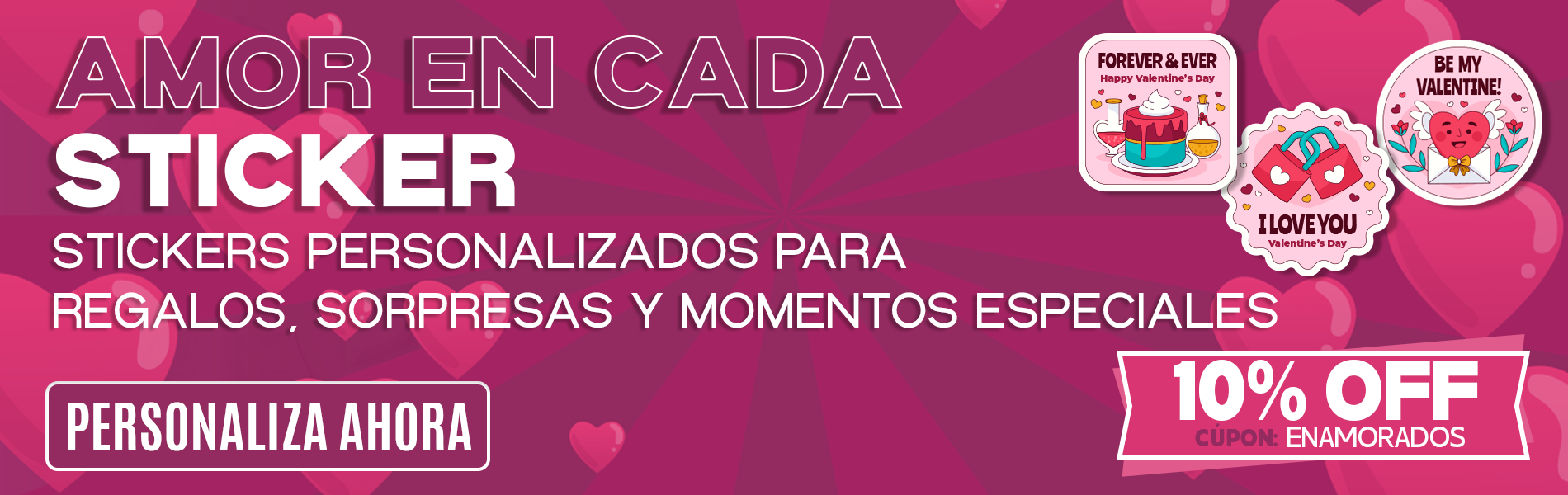 Pegatina San Valentin