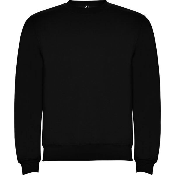 Sudadera personalizada negra vista frontal