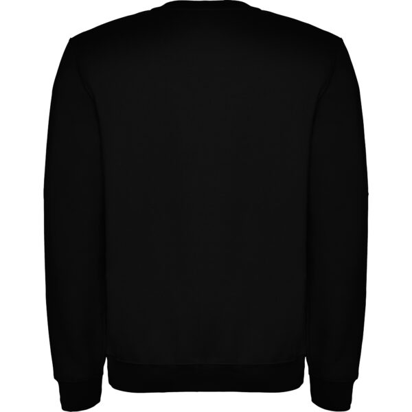Sudadera personalizada negra vista trasera
