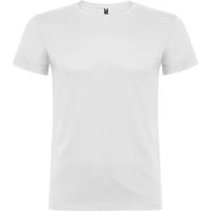 Camiseta Roly Beagle CA6554 color Blanco personalizada con DTF