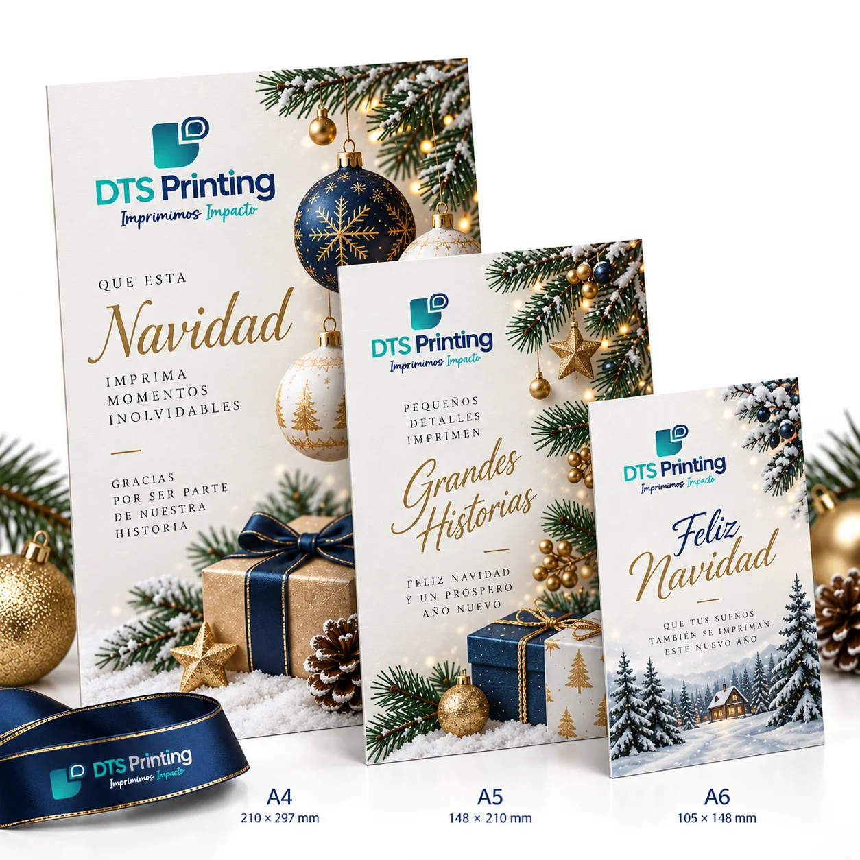 Postales navideñas personalizadas para empresas