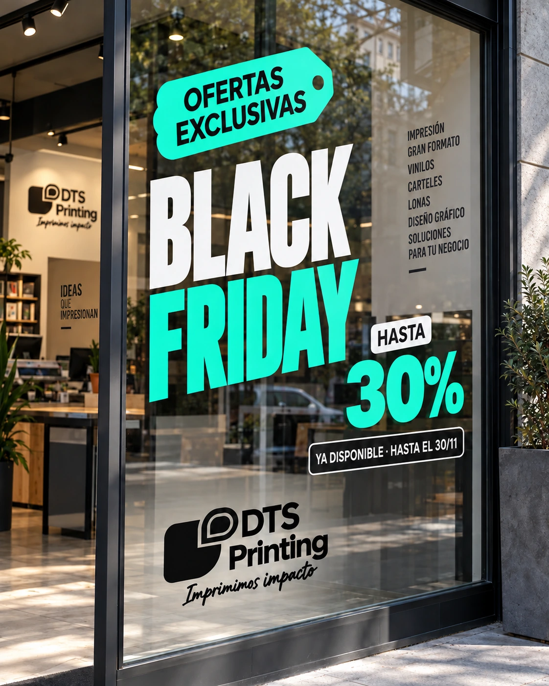 Oferta Black Friday en vinilo de corte de DTS Printing: hasta el 30%, disponible desde hoy hasta el 30 de noviembre